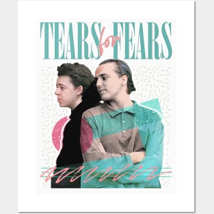 80s Retro Tears For Fears Design Posters and Art